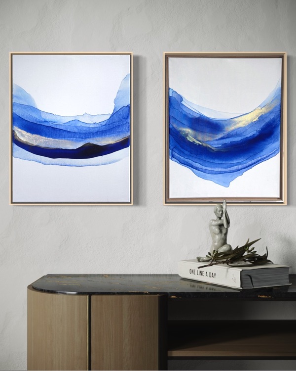 Held Horizon (diptych)